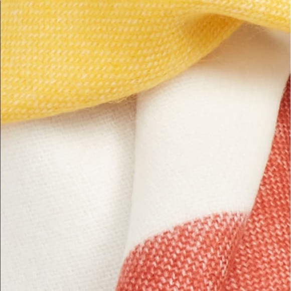 Madewell Multi-Stripe color-blocked scarf NWOT - Picture 5 of 8